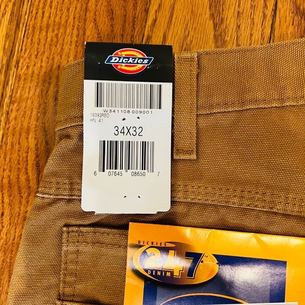 Lot of 2 DICKIES Brand New Carpenter Jeans Relaxed Fit 34 Waist - Picture 6 of 10